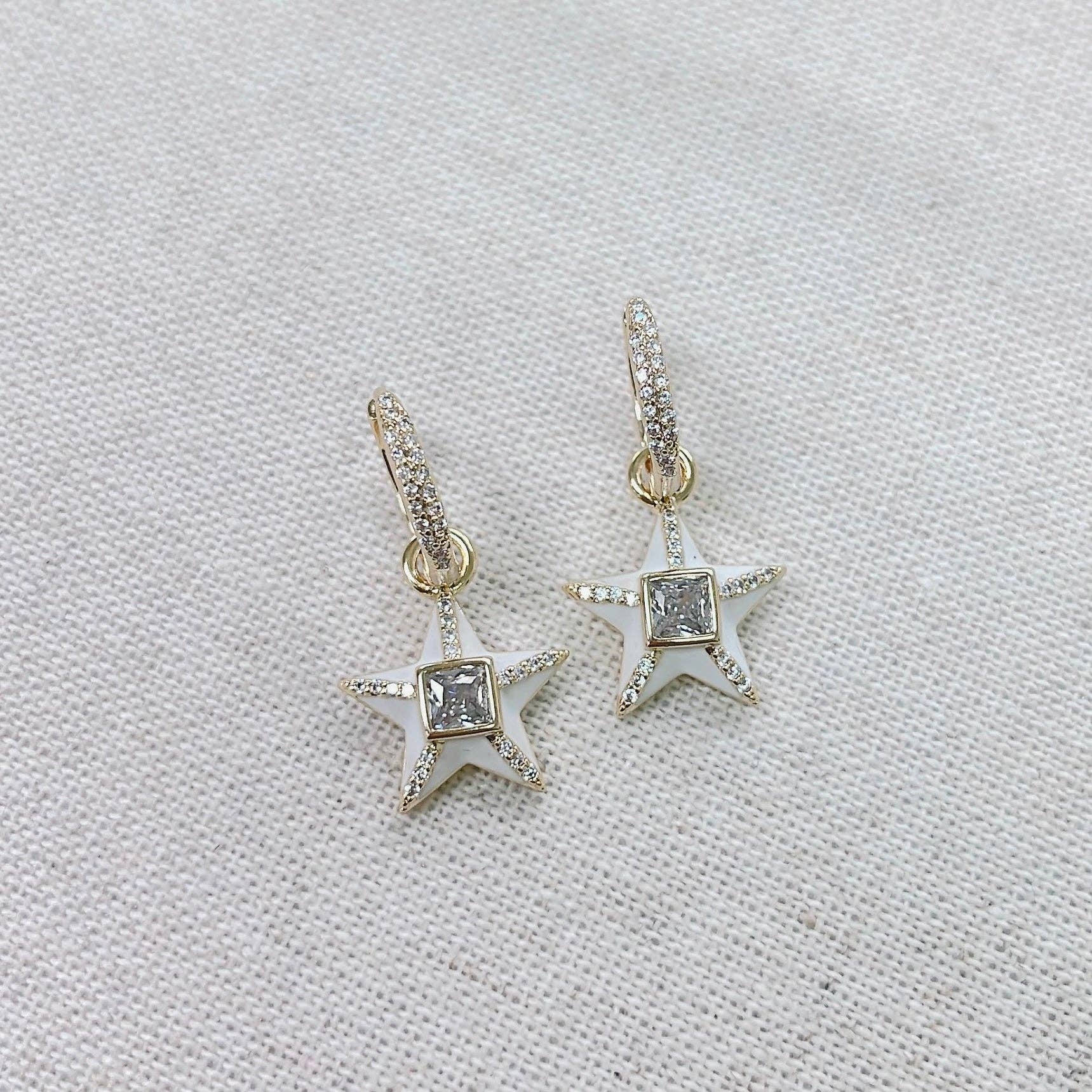 White crystal star