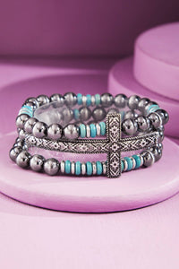 Western Navajo Aztek 3 Strand Bracelet
