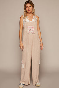 POL PATCHWORK JUMPSUIT