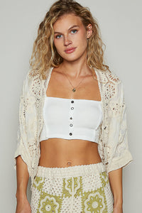 POL LACE CARDIGAN