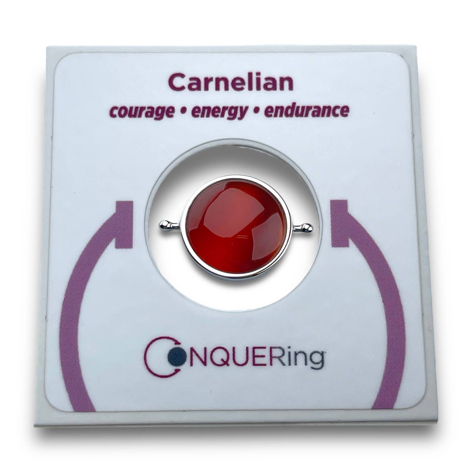CONQUERing - Carnelian Crystal Spinner
