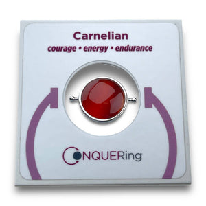 CONQUERing - Carnelian Crystal Spinner