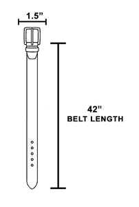 Smooth Faux Leather Belt
