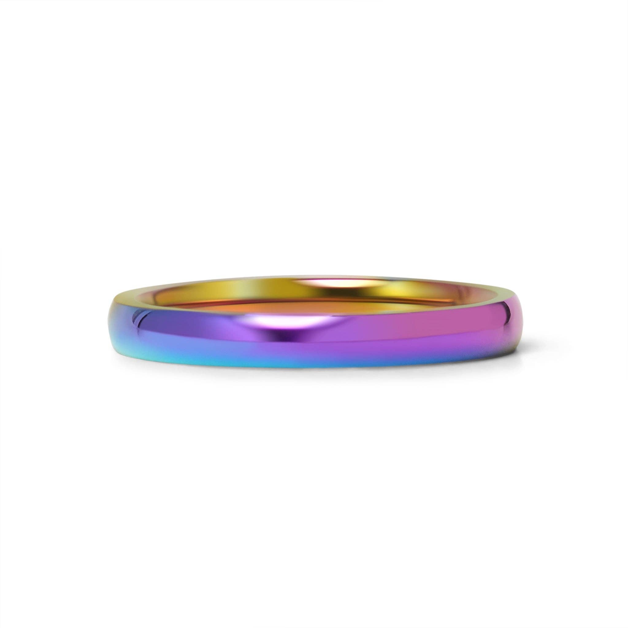 Rainbow Stainless Steel Ring