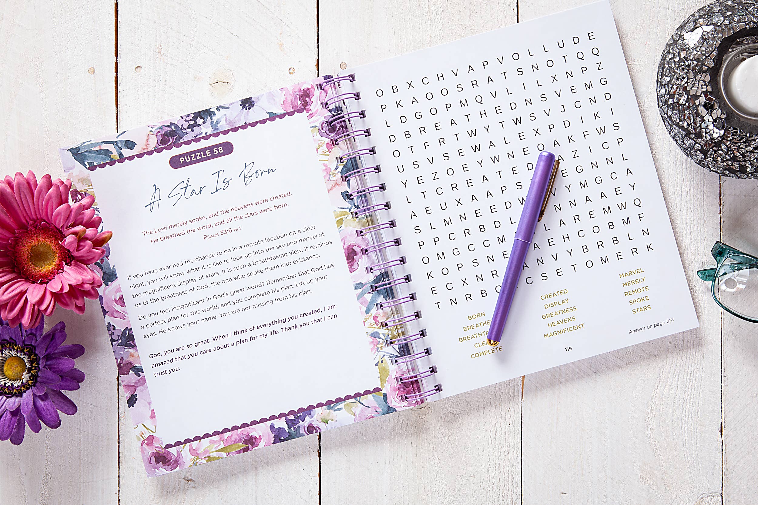 Bible Word Search Devotional (Psalms)