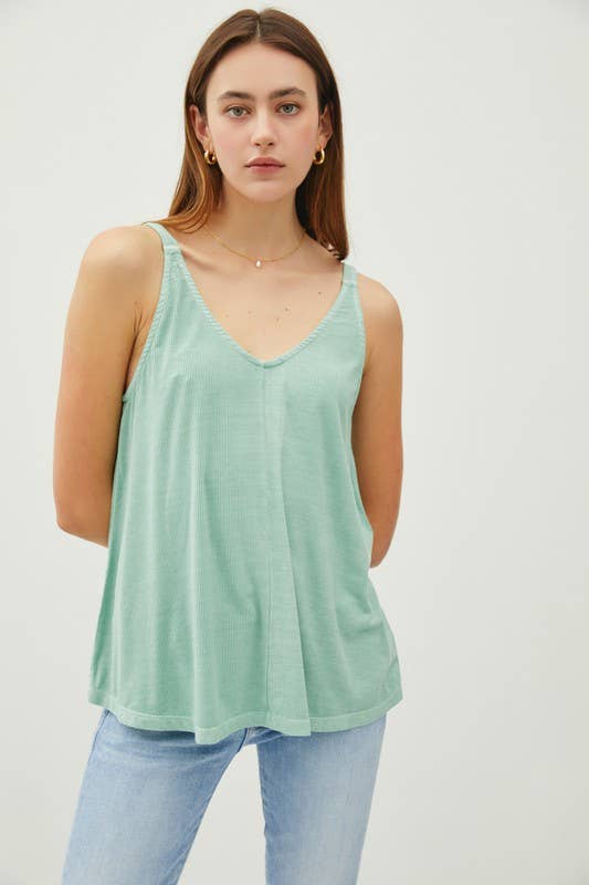 Be Cool - FLOWY V-NECK TANK