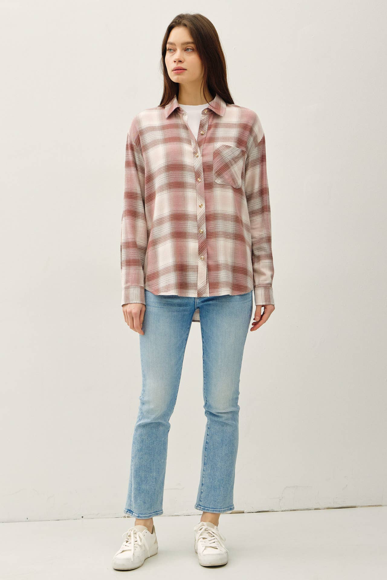 VINTAGE PLAID BOXY SHIRT