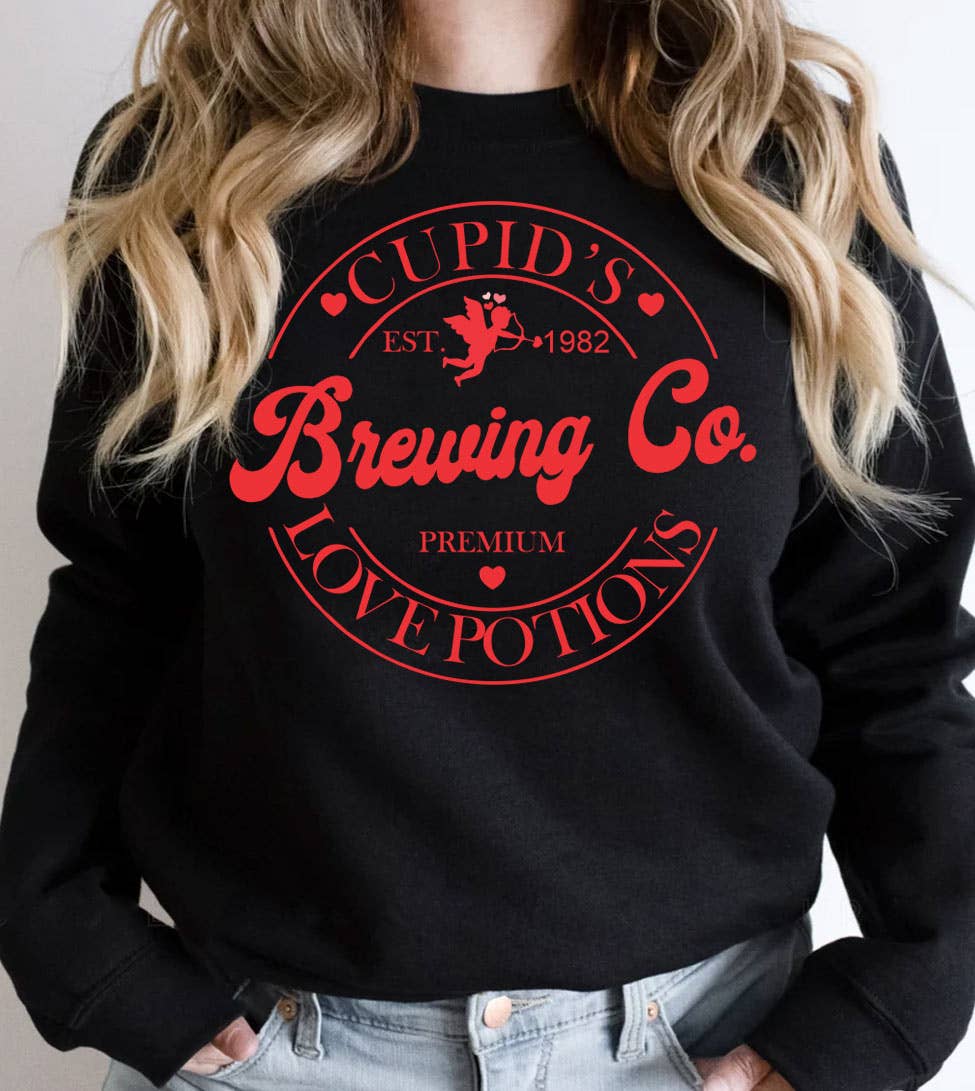 Cupid's Brew Co. -  Fun Love Cute Sweatshirt
