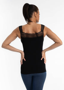 ELIETIAN - Lace Inset Top