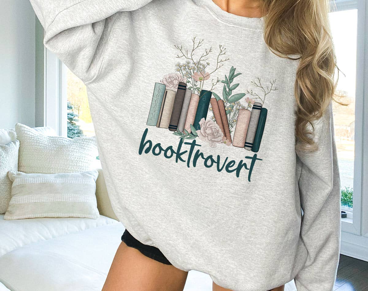 Booktrovert - Cute Reading Book Club Sweatshirt