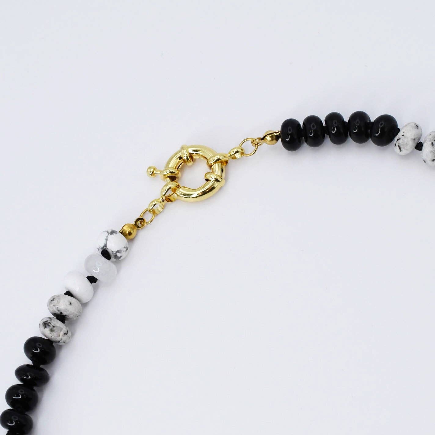 PREORDER  Brooke Black White Gemstone