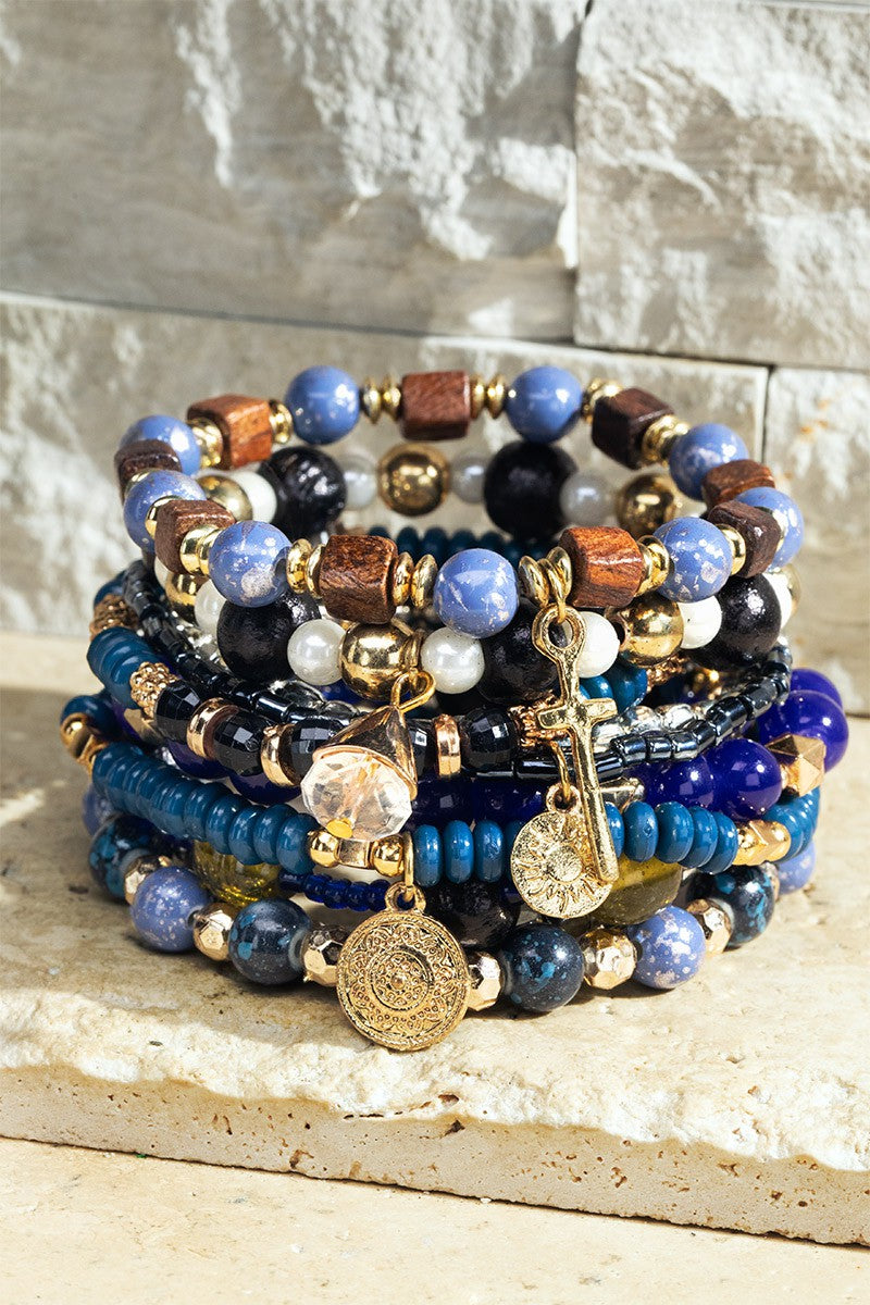 9 Set Ocean View Mixed Bracelet