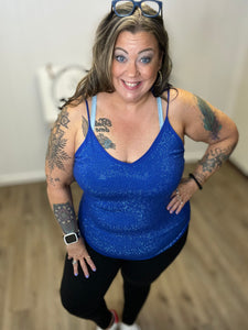 VOCAL STONED SPARKLE TANK TOP