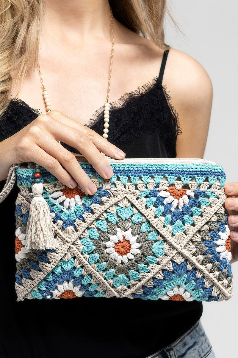 URBAN CROCHET TILE POUCH