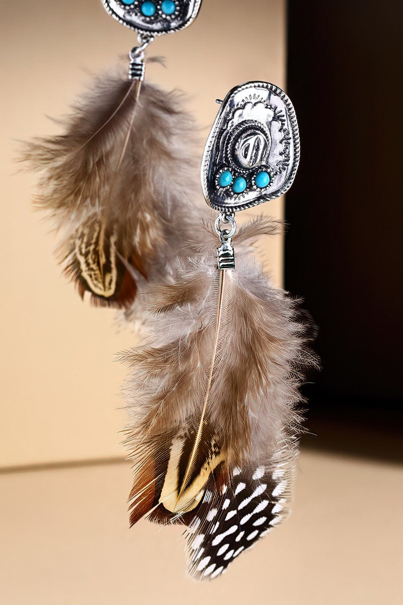 URBAN WESTERN FEATHER EARRING