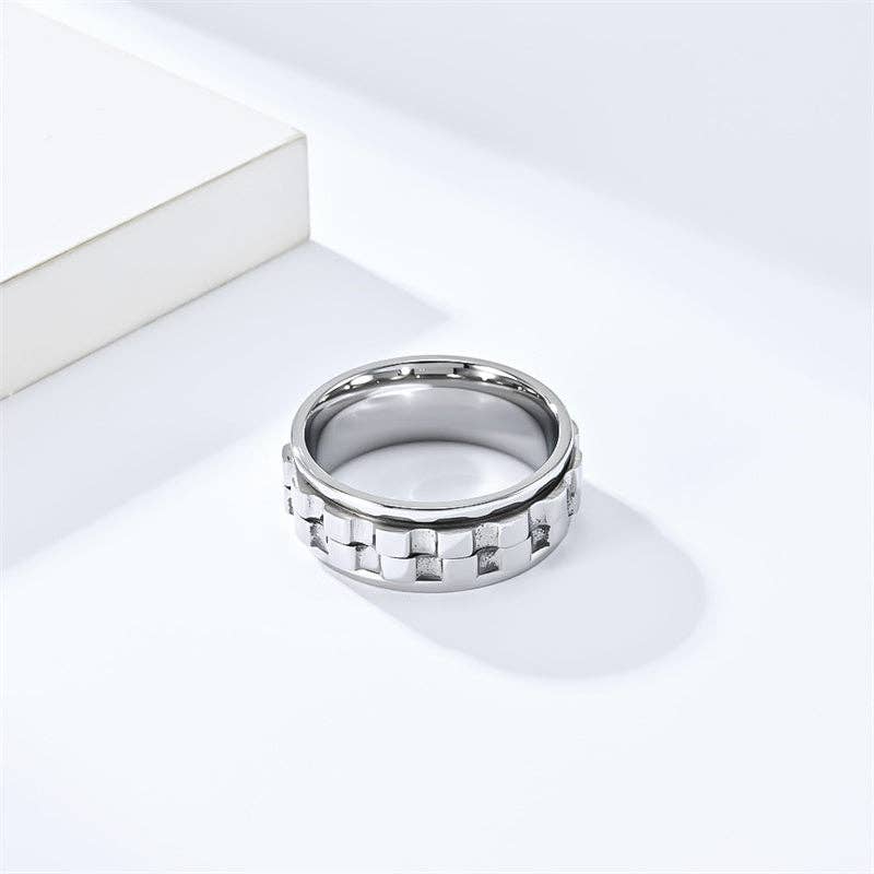Spinner Band Ring in Stainless Steel