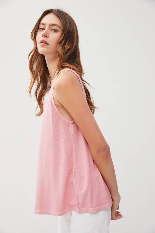 Be Cool - FLOWY V-NECK TANK