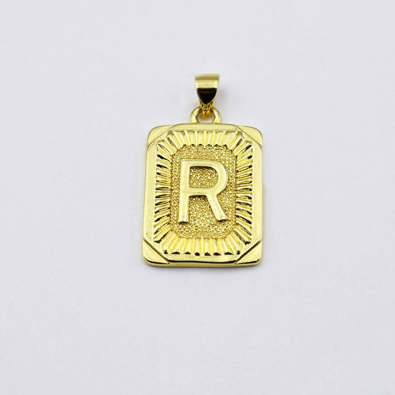 Medallion Initial Charm