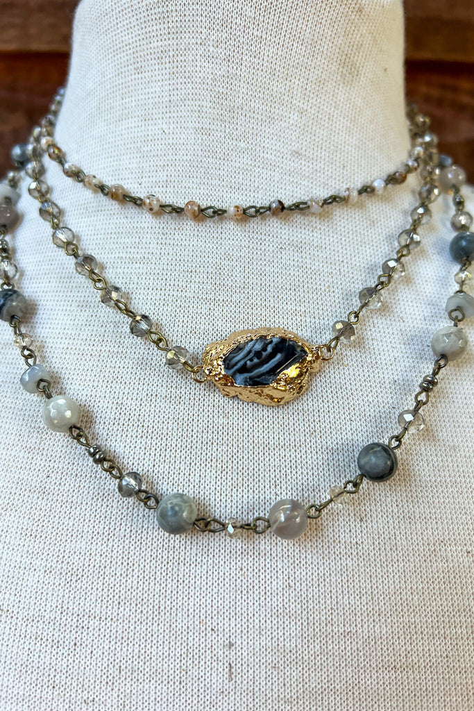 FLORENCE GREY NECKLACE