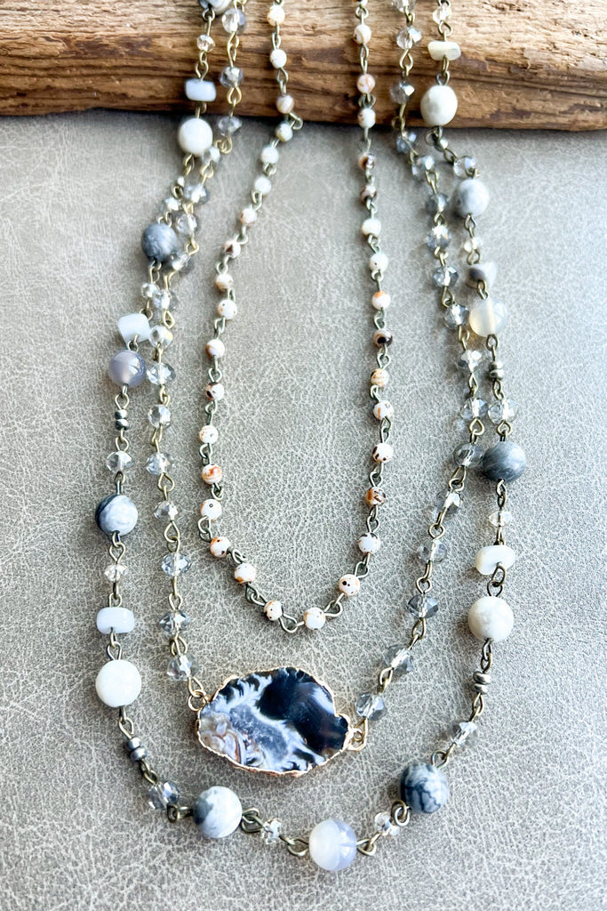 FLORENCE GREY NECKLACE