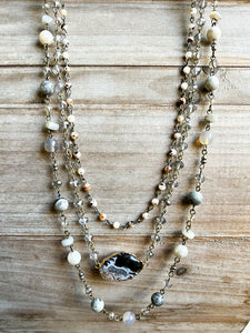 FLORENCE GREY NECKLACE