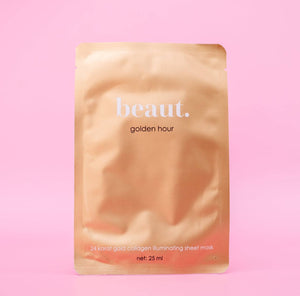 beaut.beautyco - Golden hour sheet mask: WHOLESALE