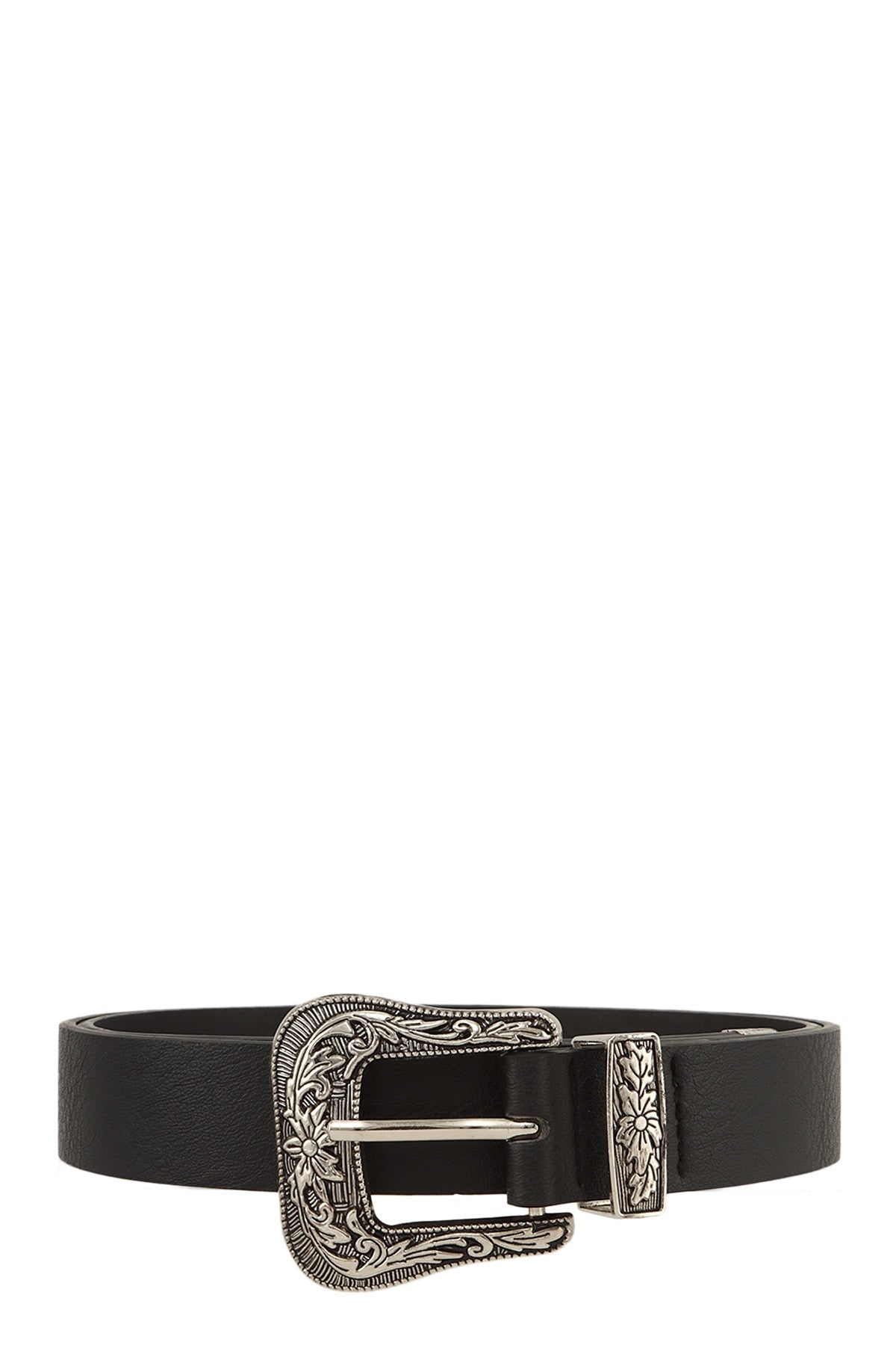 Classic Westen Buckle  Leather Belt