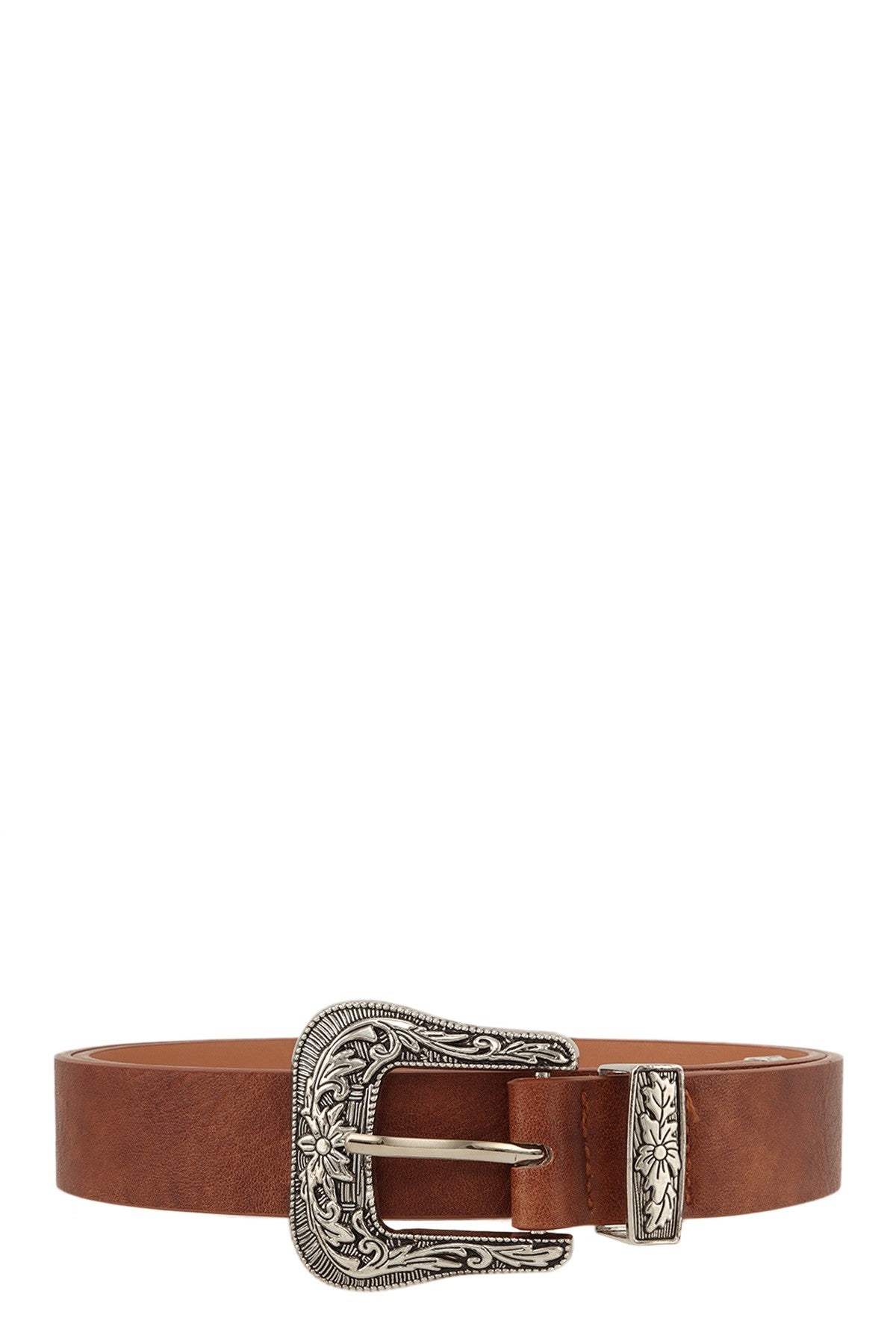 Classic Westen Buckle  Leather Belt