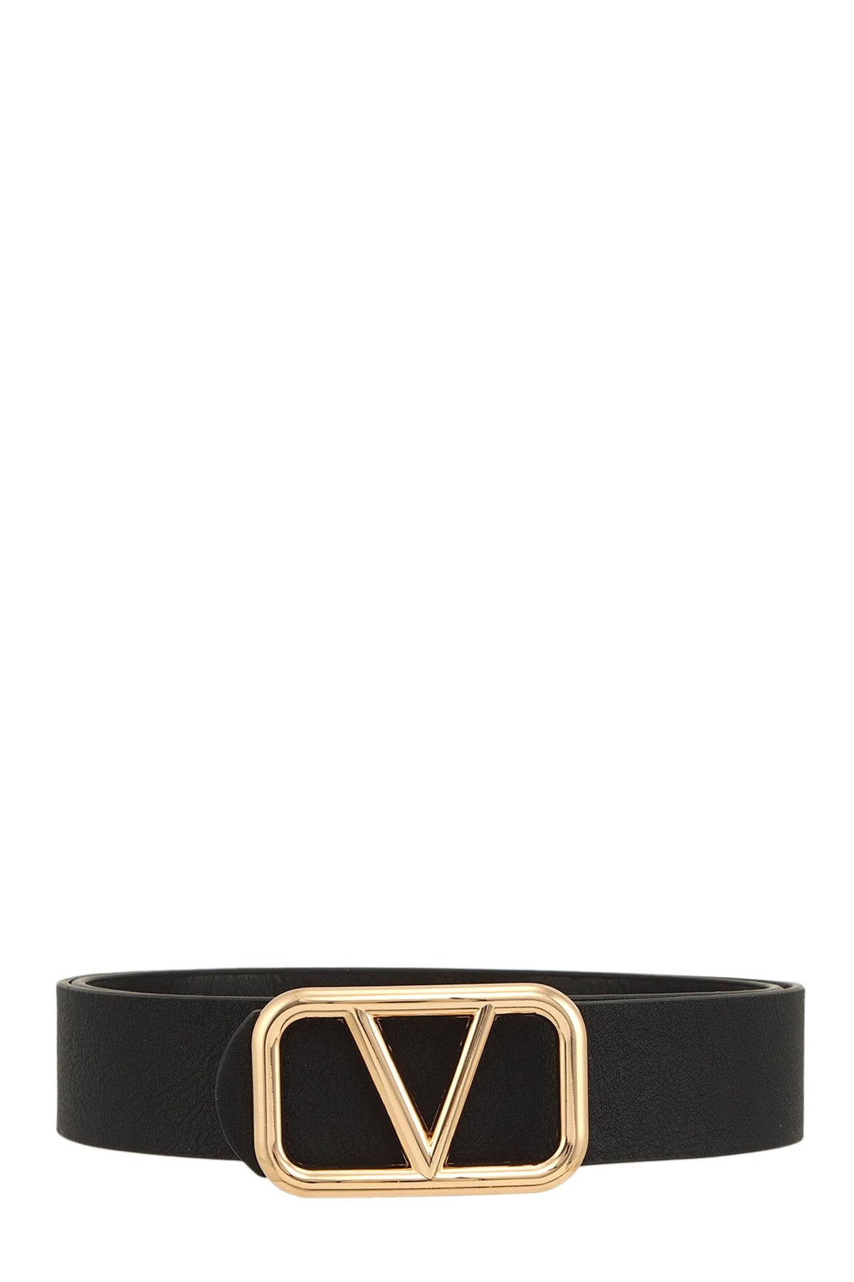 V BUCKLE SINGLE BELT