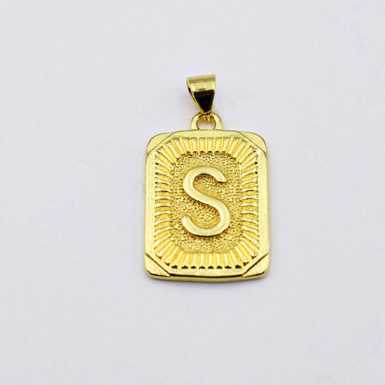 Medallion Initial Charm