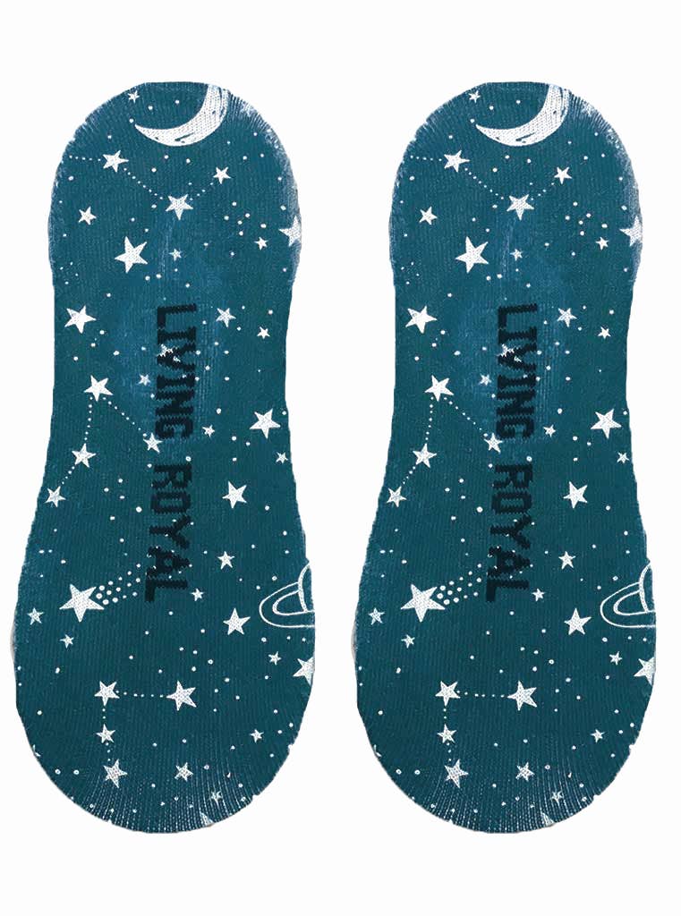 No-Show Liner Socks - Outer Space - "Always Tired"