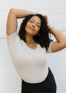 ELIETIAN - Short Sleeve Top - Curvy Fit