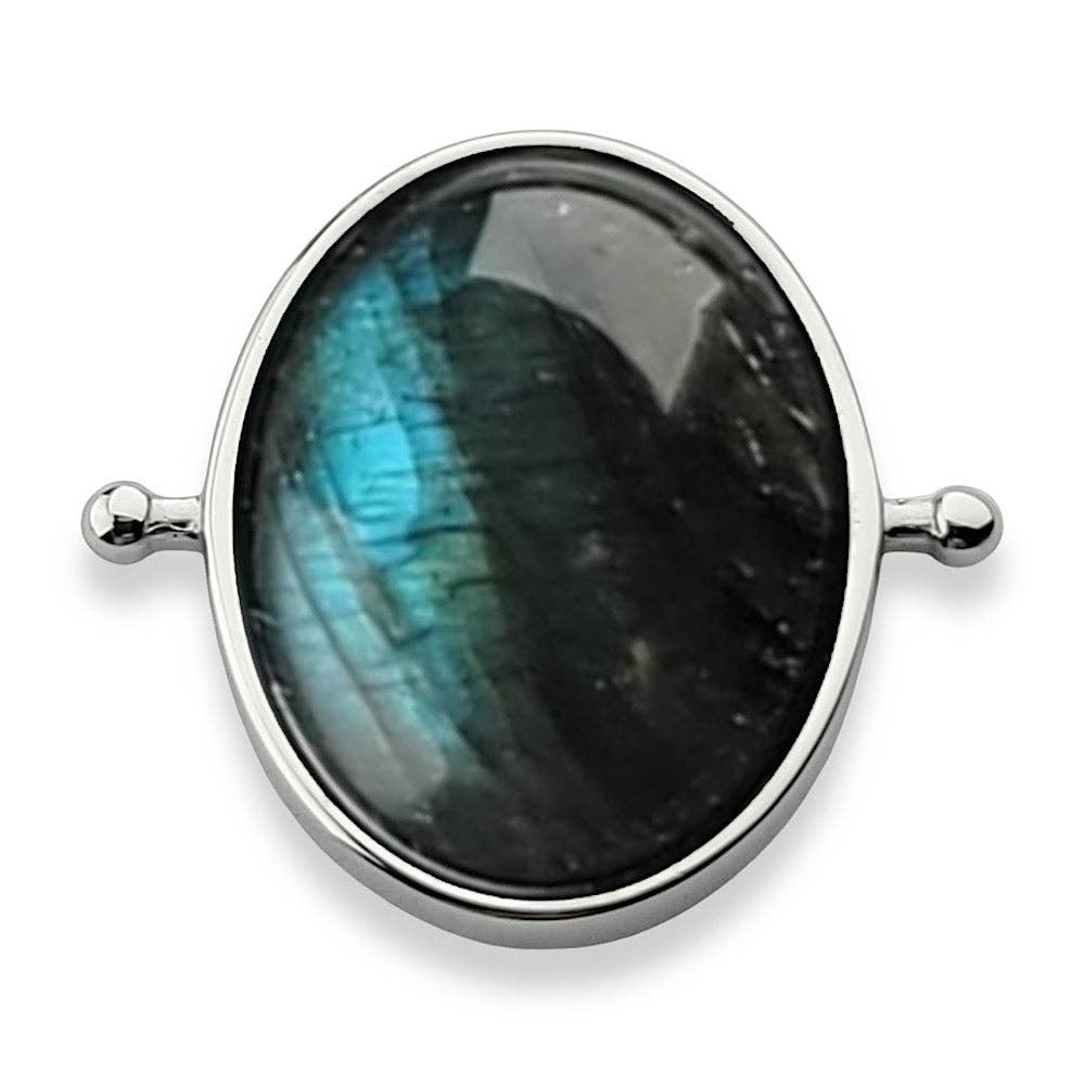 CONQUERing - Luxe Labradorite Oval Crystal Element