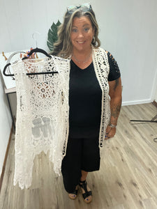 BOHO CROCHET VEST