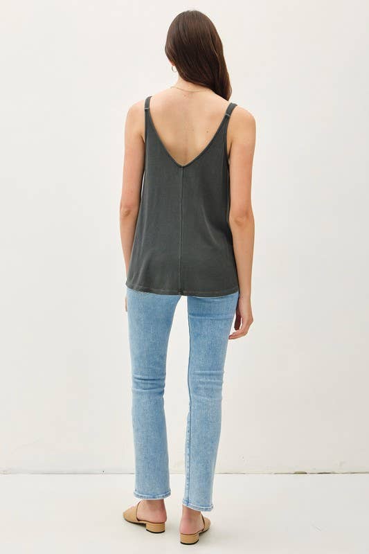 Be Cool - FLOWY V-NECK TANK