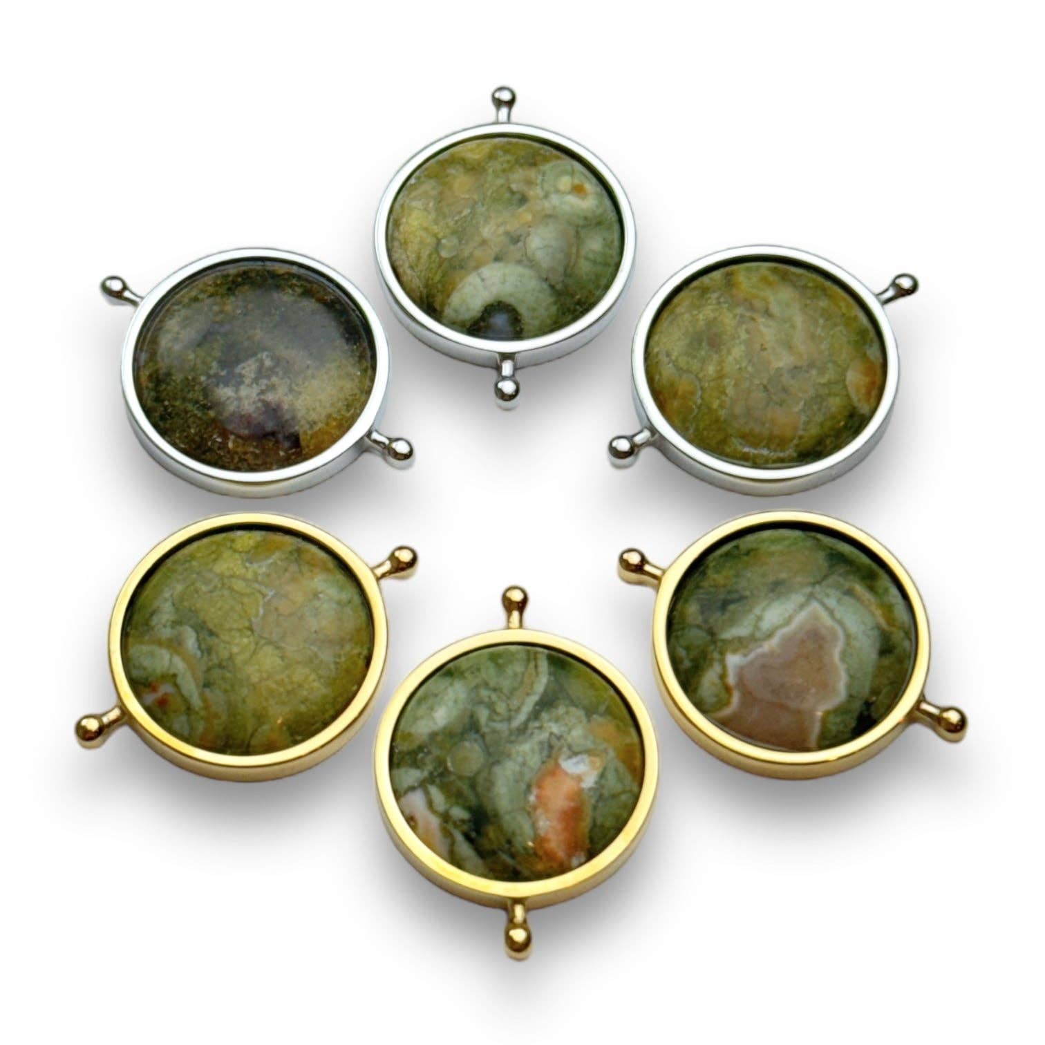 Rainforest Jasper Round Crystal Element