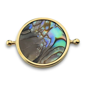 CONQUERing - Abalone Shell Round Crystal Element