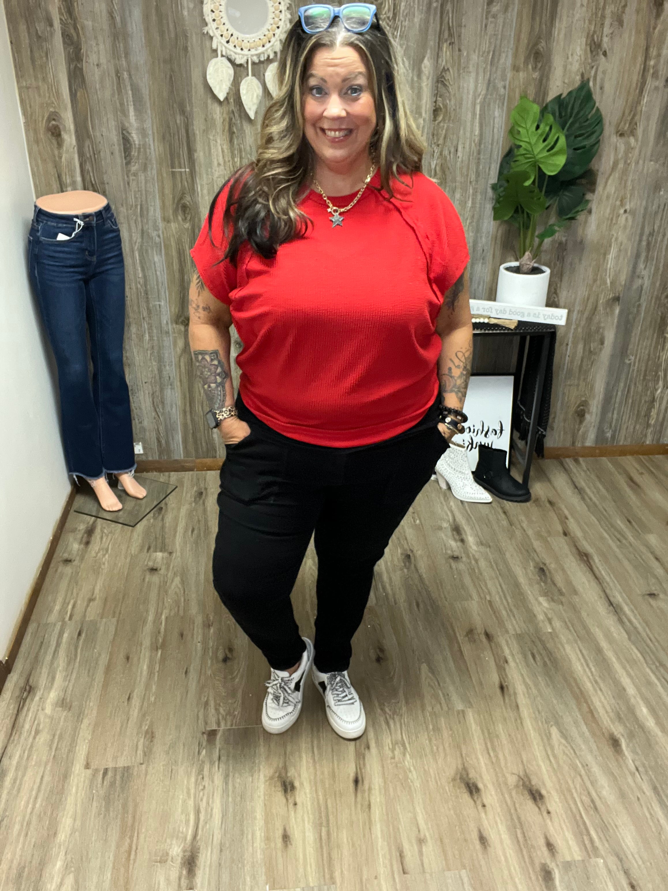 RIBBED PONCHO LOOSE FIT TOP