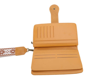 Dolly Western Women's Wallet with Boho Wristlet Strap