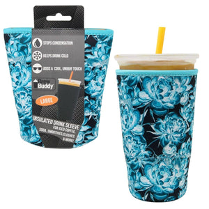 Seriously Shea - Brew Buddy Insulated Iced Coffee Sleeve - Peony