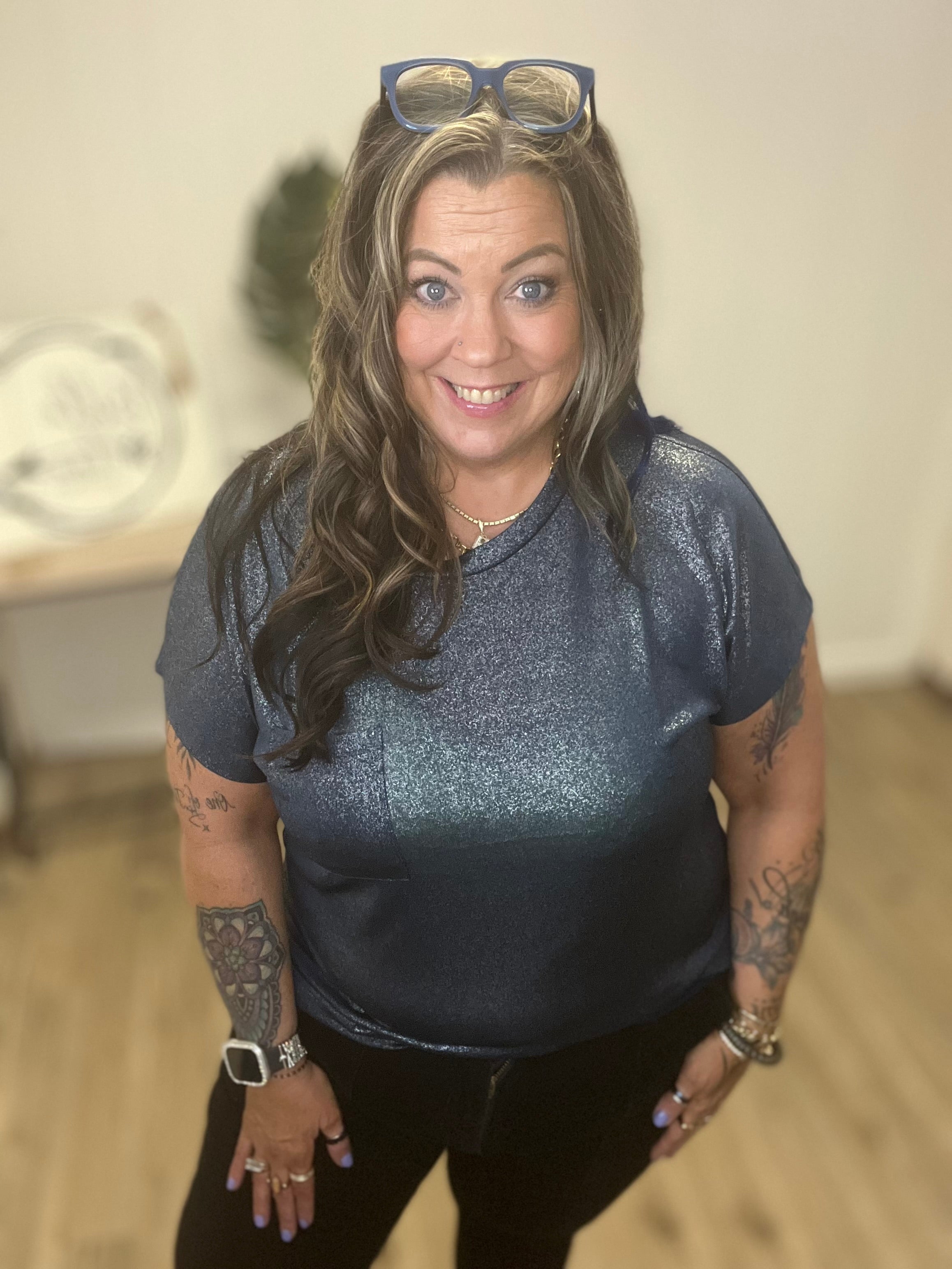SHIMMER ME NAVY