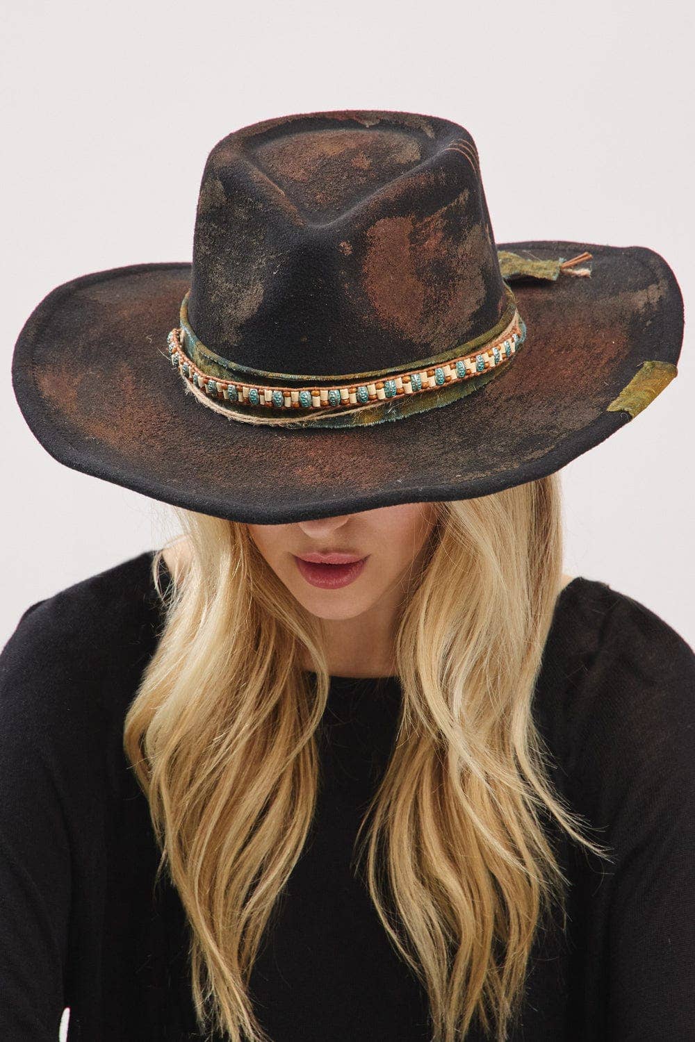 Patrice 2 in 1 Rustic Cowgirl/Fedora Hat