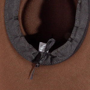 Vintage Patch And Beaded Strap Western Cowboy Hat