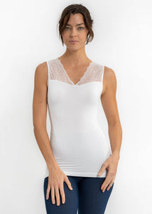 ELIETIAN - Lace Inset Top