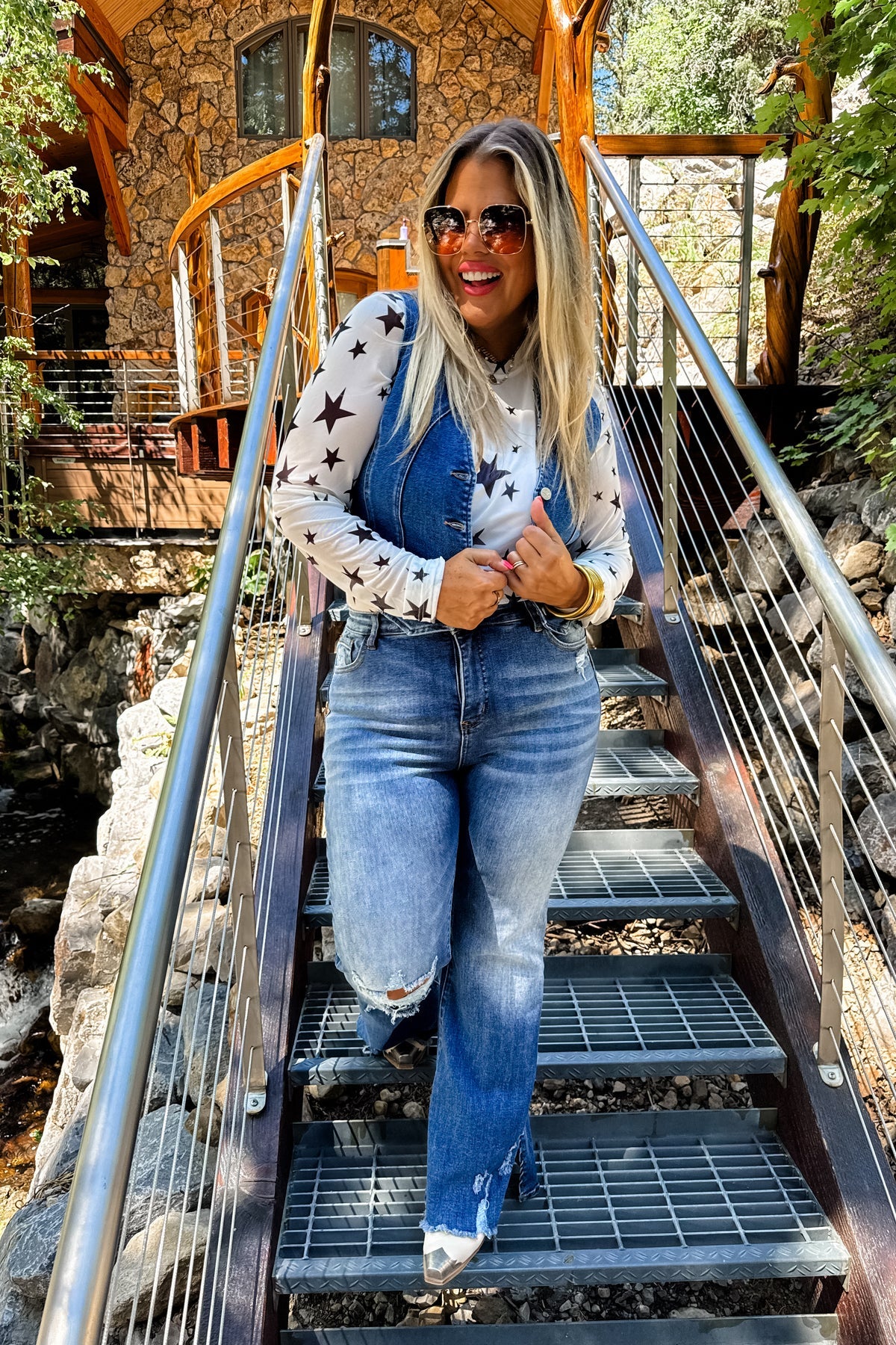 DRESS IT UP MESH TOP