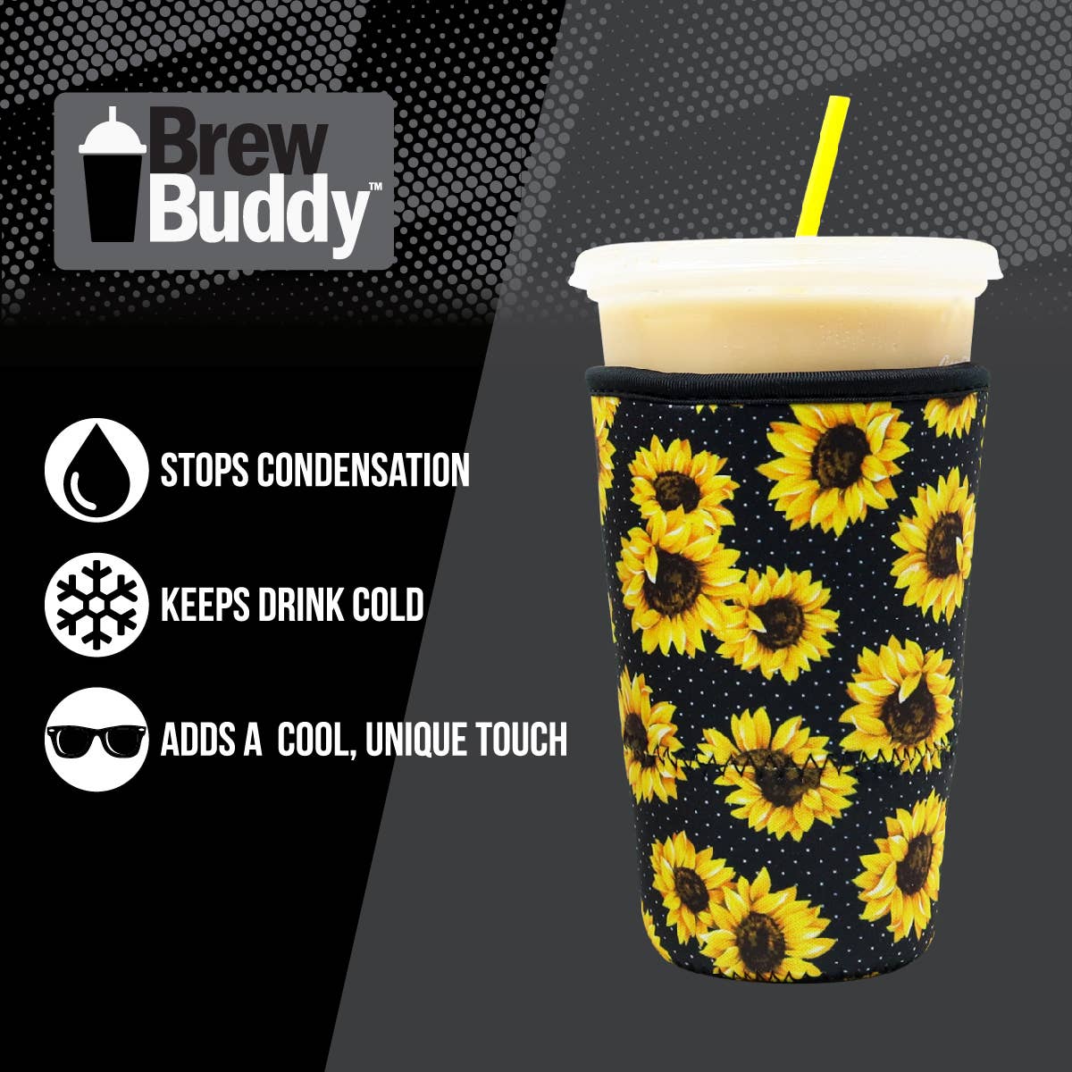 Seriously Shea - Brew Buddy Insulated Iced Coffee Sleeve - Boho