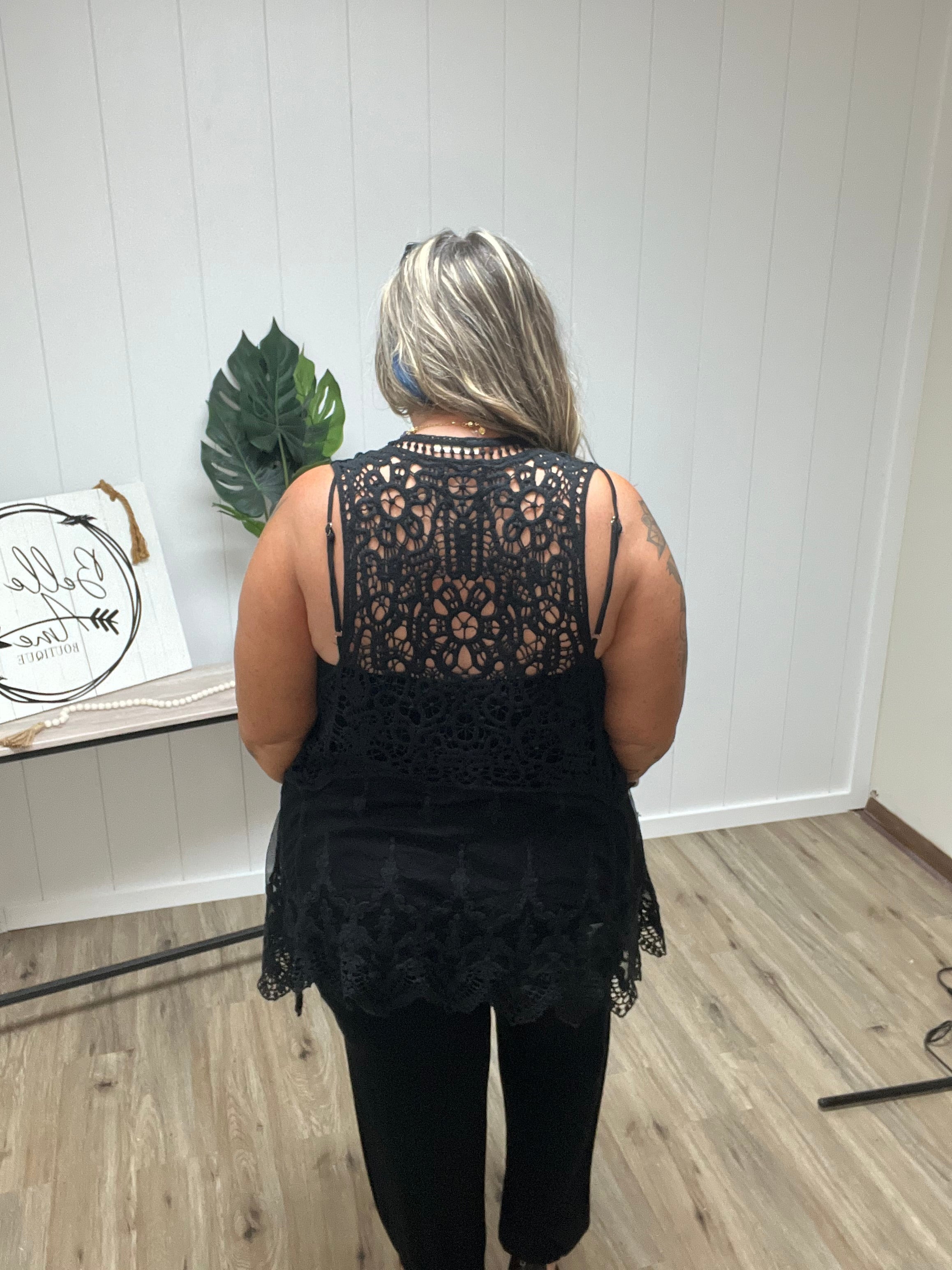 BOHO CROCHET VEST
