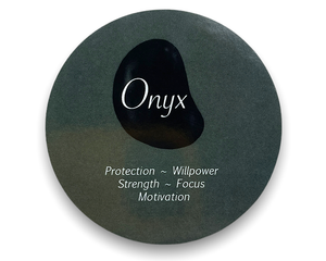 CONQUERing - Onyx Worry Stone Element