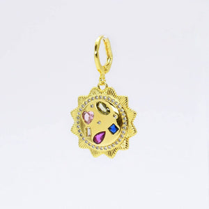 PREORDER Multi Gem Sun Charm