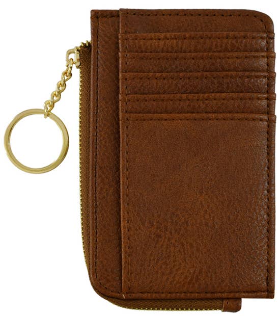 Small But Big Faux Leather Card Holder Wallet